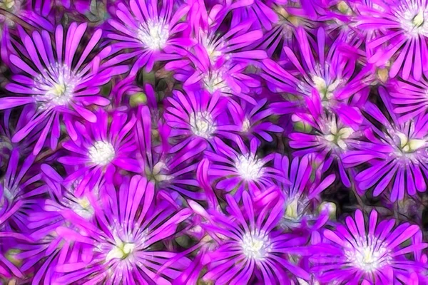 关闭自然界中紫色的春花 — 图库矢量图片