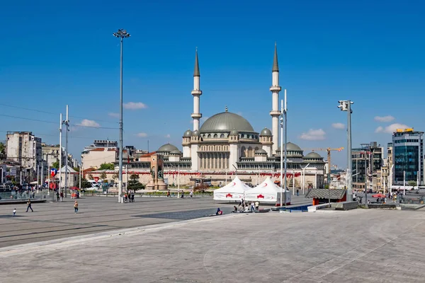 Taksim Istanbul Turkey June 2021 Summer View Taksim Square Its — Stock Photo, Image