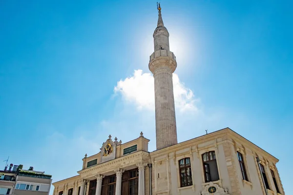 2021年6月10日 土耳其伊斯坦布尔Tesvikiye 从Sisli Tesvikiye区的历史和修复的Tesvikiye清真寺看外部 — 图库照片