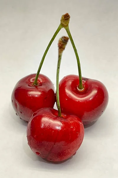 Cseresznyeszeder Nyári Szezon Legnépszerűbb Gyümölcse — Stock Fotó