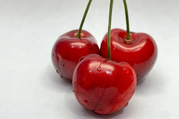 Kirschbeeren Die Beliebteste Frucht Der Sommersaison — Stockfoto