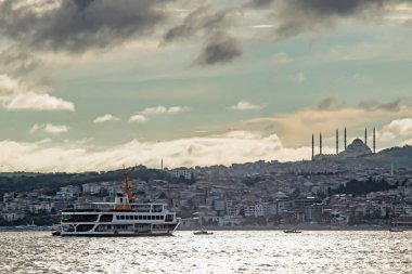 İstanbul, Türkiye-Haziran 2. 2021. İstanbul, Avrupa ve Asya kıtaları arasındaki rüya şehir, tarihi, modern ve doğal güzellikleriyle