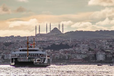 İstanbul, Türkiye-Haziran 2. 2021. İstanbul, Avrupa ve Asya kıtaları arasındaki rüya şehir, tarihi, modern ve doğal güzellikleriyle