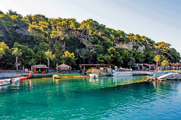 Kusadasi Aydin Turquía Julio 2021 Vista Desde Pinebay Pueblo Complejo — Foto de Stock