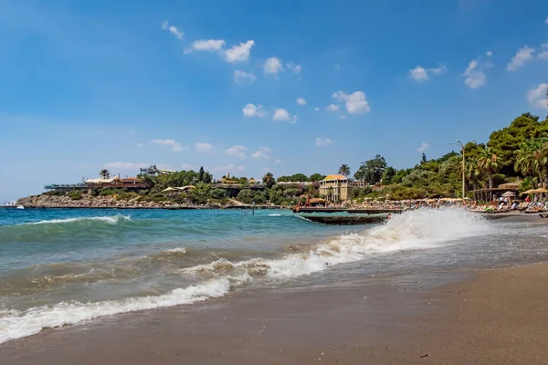 Kusadasi Aydin Türkei Juli 2021 Der Blick Von Pinebay Feriendorf — Stockfoto