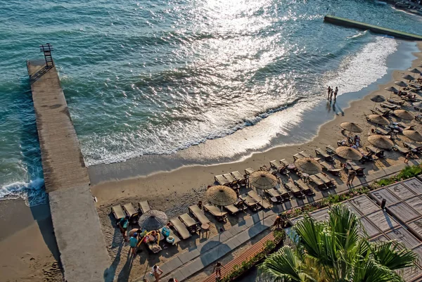 Kusadasi Aydin Türkei Juli 2021 Der Blick Von Pinebay Feriendorf — Stockfoto