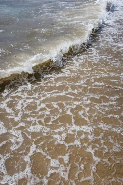 Mar Limpo Ondas Costa Verão — Fotografia de Stock