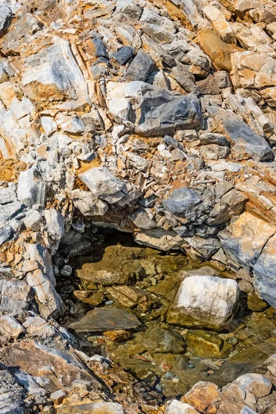 Kustnära Klippor Och Stenytor Naturen — Stockfoto