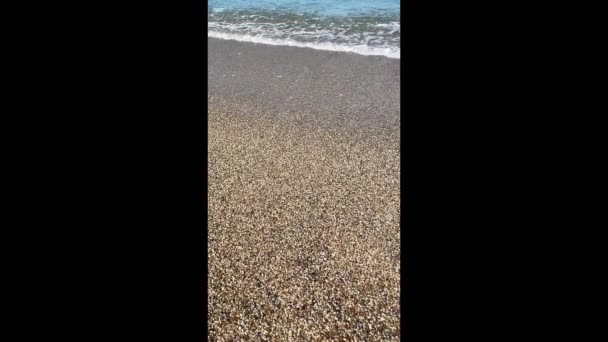 Zee Strand Golven Het Zomerseizoen — Stockvideo