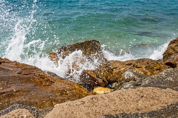 Klart Och Blått Vatten Egeiska Havet För Turister Som Älskar — Stockfoto