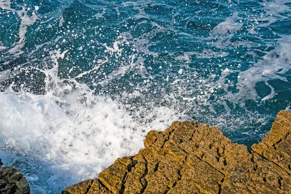 Aguas Claras Azules Del Mar Egeo Para Los Turistas Que — Foto de Stock