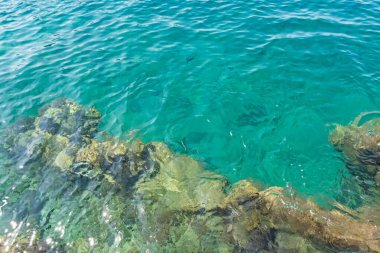 Yaz tatilini ve denizi seven turistler için Ege Denizi 'nin berrak ve mavi suları