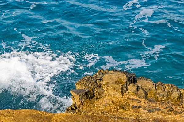 Klares Und Blaues Wasser Der Ägäis Für Touristen Die Den — Stockfoto