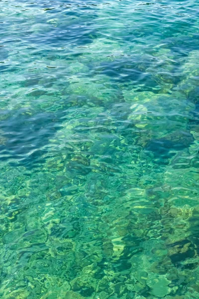 Прозорі Блакитні Води Егейського Моря Туристів Які Люблять Відпочинок Море — стокове фото