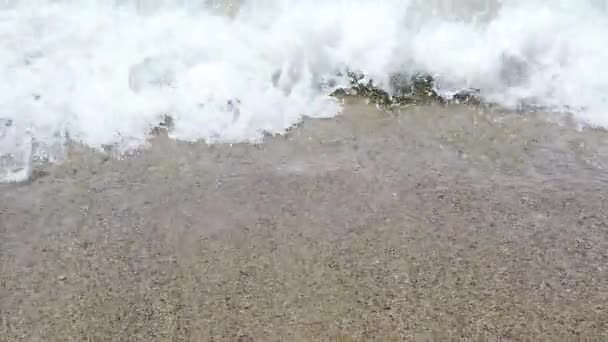 Eaux Claires Bleues Mer Égée Pour Les Touristes Qui Aiment — Video