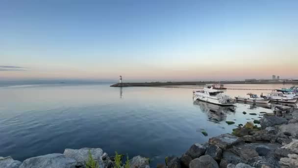 Kumkapi Istanbul Turquie Août 2021 Marmara Vue Sur Mer Depuis — Video