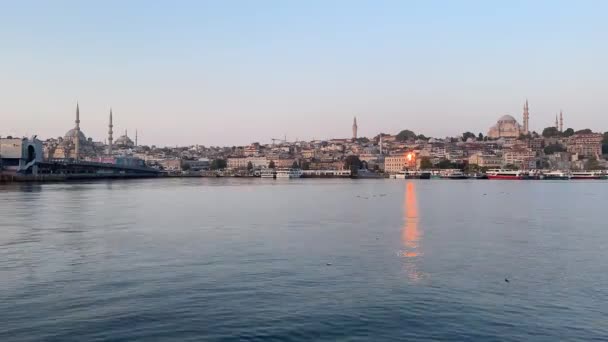 Istanbul Turquie Août 2021 Istanbul Ville Rêve Vue Sur Corne — Video