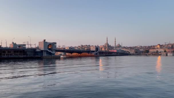 Stambuł Turcja Sierpnia 2021 Stambuł Miasto Marzeń Złoty Róg Widok — Wideo stockowe