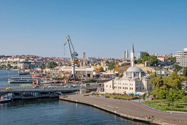 Halic Istanbul Turquie Août 2021 Pont Métro Sur Golden Horn — Photo