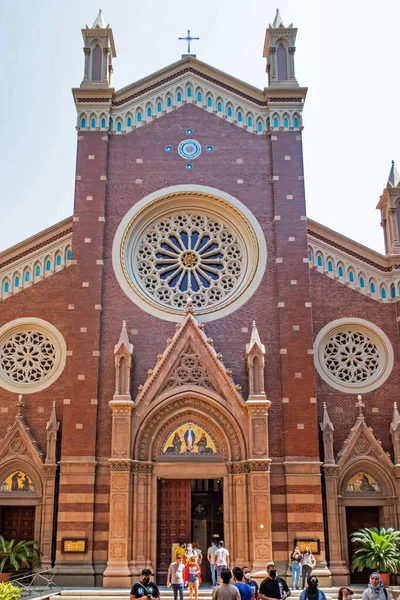 Istanbul Peruo Agosto 2021 Vista Exterior Histórica Santa Igreja Católica — Fotografia de Stock