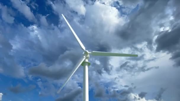 Tecnologia Eólica Das Nuvens Das Energias Renováveis — Vídeo de Stock