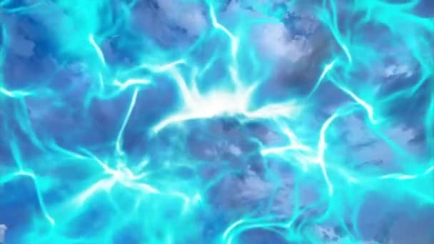 Bulutlar Fırtınalı Gökyüzü Soyut Enerji — Stok video