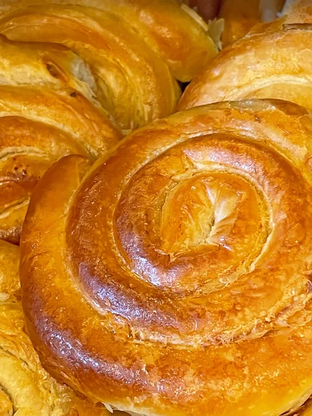 Close Pronto Para Comer Refeição Tradicional Turca Gul Borek — Fotografia de Stock