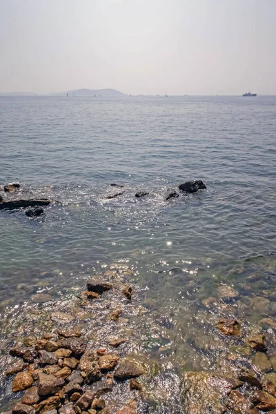 Istanbul Туреччина Серпень 2021 Ранковий Вид Мармурове Море Човни Літній — стокове фото