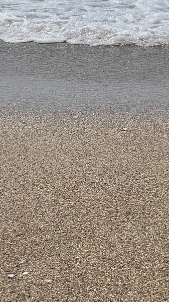 Litorale Spiaggia Sabbia Pietre Marine — Foto Stock