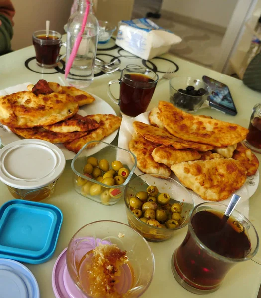 Turkish Style Fatty Bagel Fatty Fried Dough — Stock Photo, Image