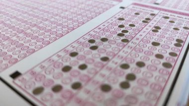 İşaretli optik test kağıdı, öğrenci işaretli optik kağıt,