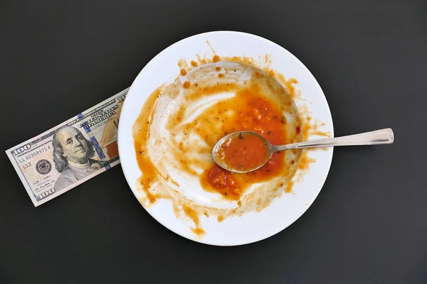 Lebensmittelverschwendung Verschwendung Von Lebensmitteln Der Welt Verschwendung Hat Keine Religion — Stockfoto
