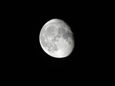 Ay gökyüzünde, dolunay, dolunay yakın, dolunay gece.,