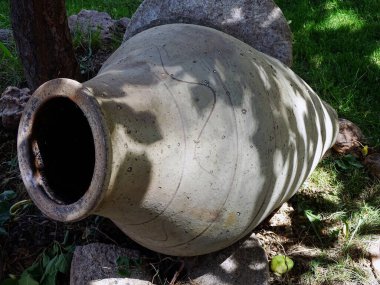 Büyük küp kase, klasik Türk stili toprak ve kil kaseleri,