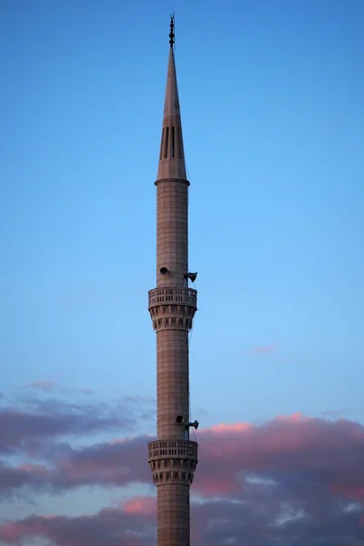 Mesquita Arquitetura Minarete Peru Minarete Alto — Fotografia de Stock