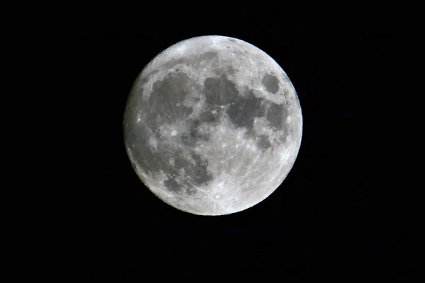 Lua Cheia Brilhando Nua Céu Noturno Noite Lua Cheia Vídeos — Fotografia de Stock