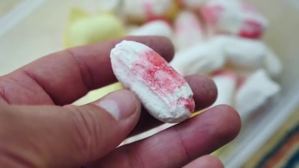 Tacchino Konya Mevlana Candy Vari Colori Mevlana Candy Konya Candy — Video Stock