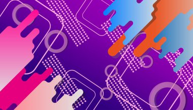 farklı geometrik desenlere sahip desenli arkaplan