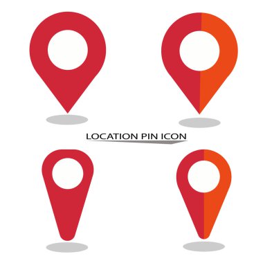  Konumu PIN simgeler kümesi