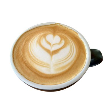 Kahve Kupası beyaz zemin üzerine