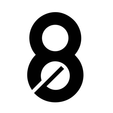 8 numaralı logo asgari harfi