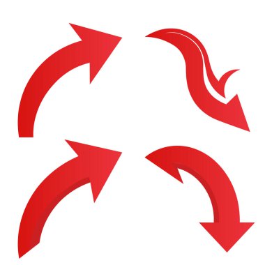 Kırmızı ok vektörünü ayarla