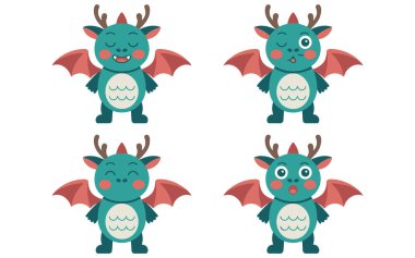 Ren geyiği ve yarasayı birleştiren dört sevimli çizgi film karakteri her karakterin yuvarlak yeşil bir vücudu, kırmızı yanakları, büyük anlamlı gözleri ve neşeli bir ifadesi vardır. Kafalarında kahverengi boynuzları ve kırmızı yarasa gibi kanatları var. Karakterler...