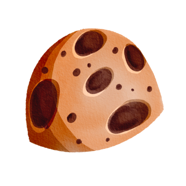 Çikolatalı zencefilli çörek. Elle çizilmiş lezzetli kurabiyeler. Tatlının suluboya çizimi. Kış tatili atmosferi.