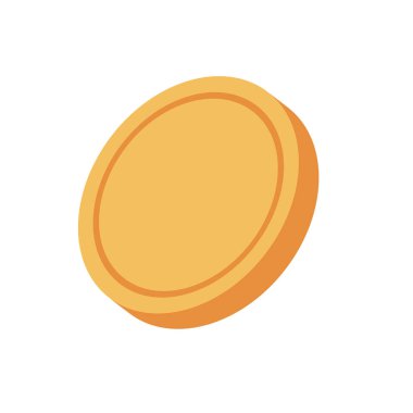 Boş para şablonu. Düz biçim illüstrasyonu.