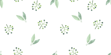 Kusursuz desenli, elle çizilmiş suluboya yeşil yapraklar ve böğürtlen. Bahar ve yaz renkli bitkilerin basit bir şekilde toplanması.