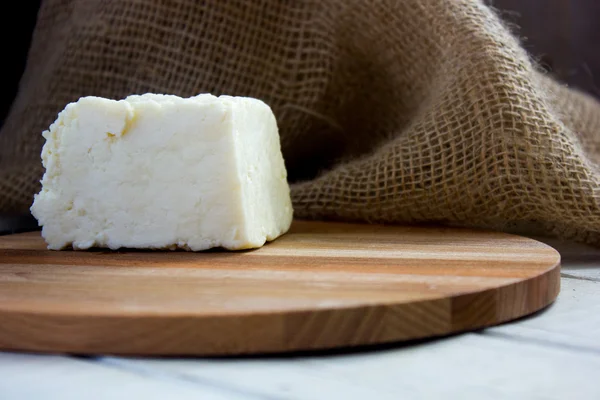 Panneer queijo indiano tradicional preparado forma leite fresco — Fotografia de Stock