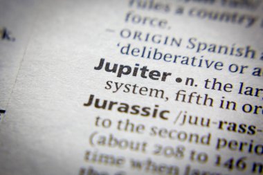 Sözlükte Jüpiter 'in kelime ya da ifadesi
