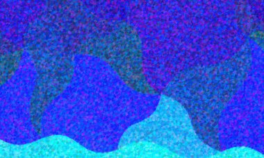 Mavi empresyonist noktacılık arka planı, dijital olarak oluşturuldu.