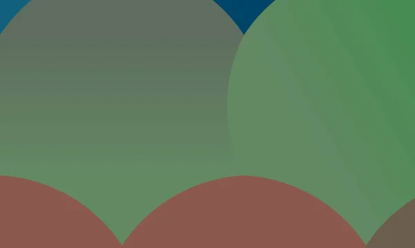 Rote Grüne Blaue Und Braune Kreise Abstrakten Hintergrund Tolle Illustration — Stockvektor